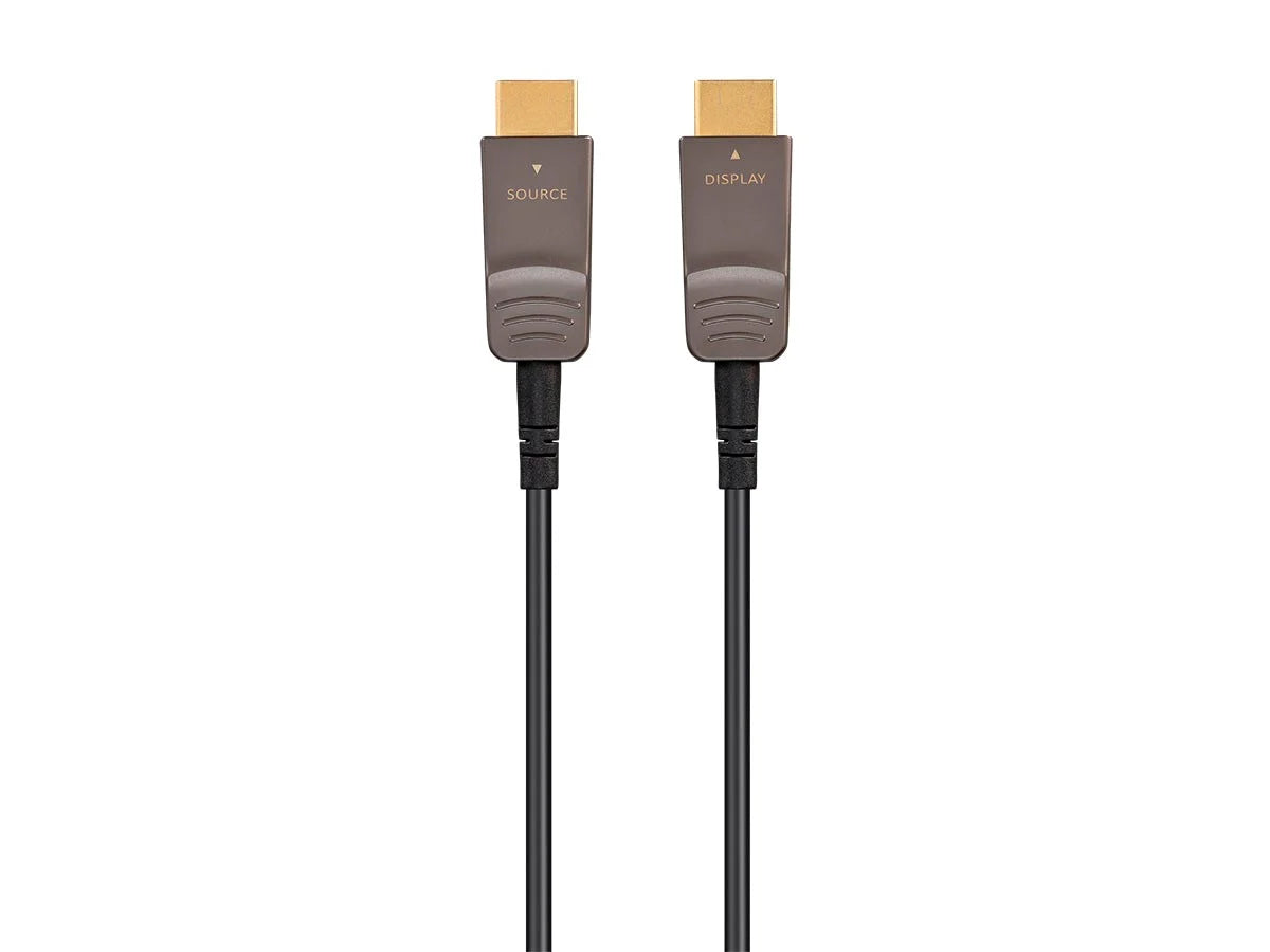 Monoprice 8K SlimRun AV Ultra High Speed HDMI Cable 100ft - AOC 48Gbps Black