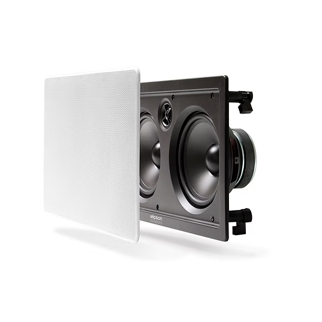 ELIPSON IN WALL14C SPEAKER 1TWEET+2 MIDWOOFER WHITE GRID