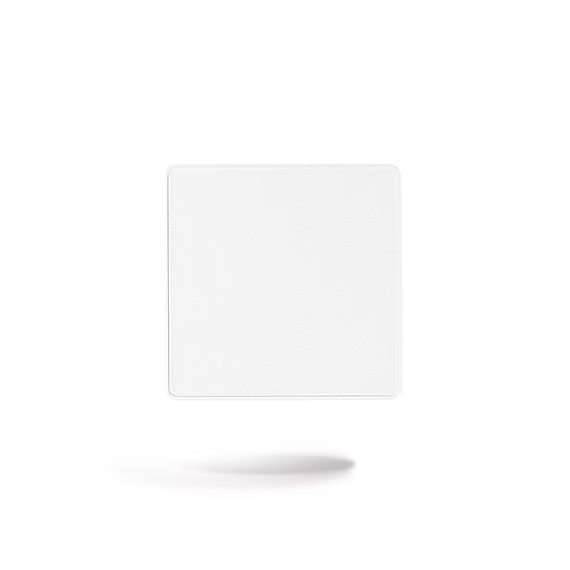 ELIPSON IN WALL or CEILING 8" WHITE MAGNETIC SQUARE GRID
