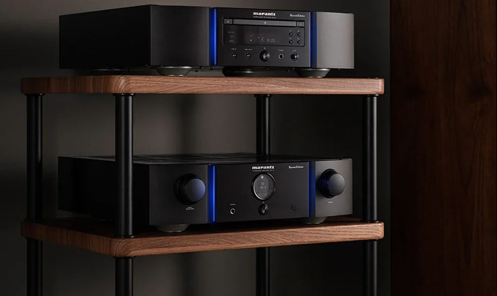 Marantz SA12SE CD player in a premium home audio setup