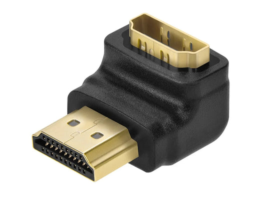 3 Monoprice HDMI Port Saver (Male to Female), 90-Degree