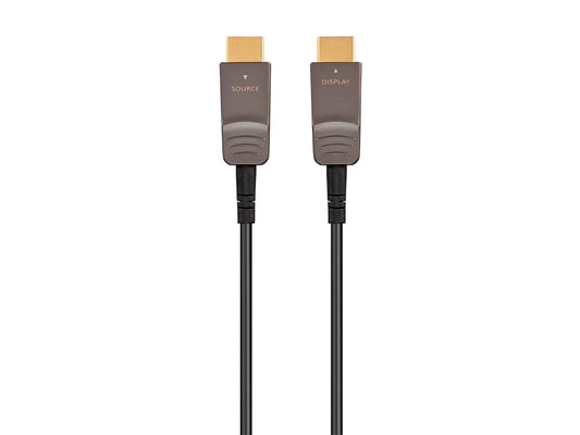 Monoprice 8K SlimRun AV Ultra High Speed HDMI Cable 100ft - AOC 48Gbps Black