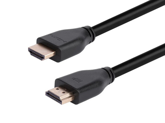 Monoprice 8K Certified Ultra High Speed HDMI 2.1 Cable 6ft - 48Gbps Black