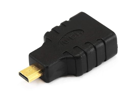 HDMI Micro Connector Male to HDMI Connector Female Port Saver Adapter