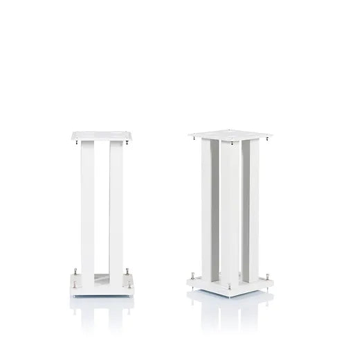 STYLUM SQUARE SPEAKER STANDS/PAIR/WHITE SATIN - Perfect volume
