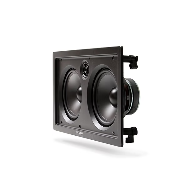 ELIPSON IN WALL14C SPEAKER 1TWEET+2  MIDWOOFER WHITE GRID