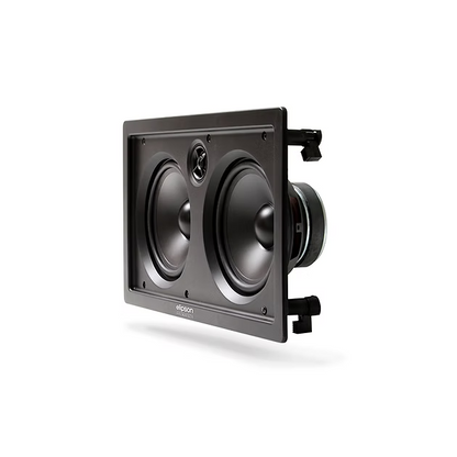 ELIPSON IN WALL14C SPEAKER 1TWEET+2  MIDWOOFER WHITE GRID