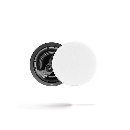 ELIPSON IN CEILING STEREO SPEAKER  2TWEET.+HP16 (6") WHITE ULTRA SLIM MAGNET.  GRID (8 Ohm)