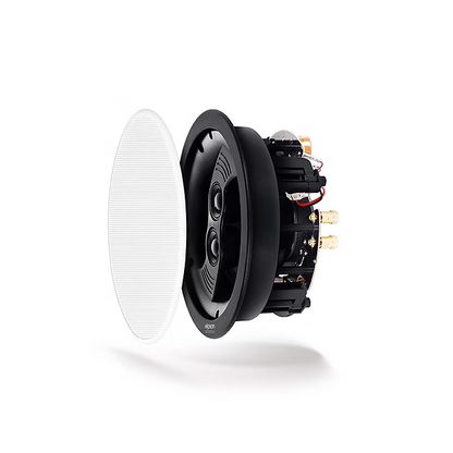 ELIPSON IN CEILING STEREO SPEAKER  2TWEET.+HP16 (6") WHITE ULTRA SLIM MAGNET.  GRID (8 Ohm)