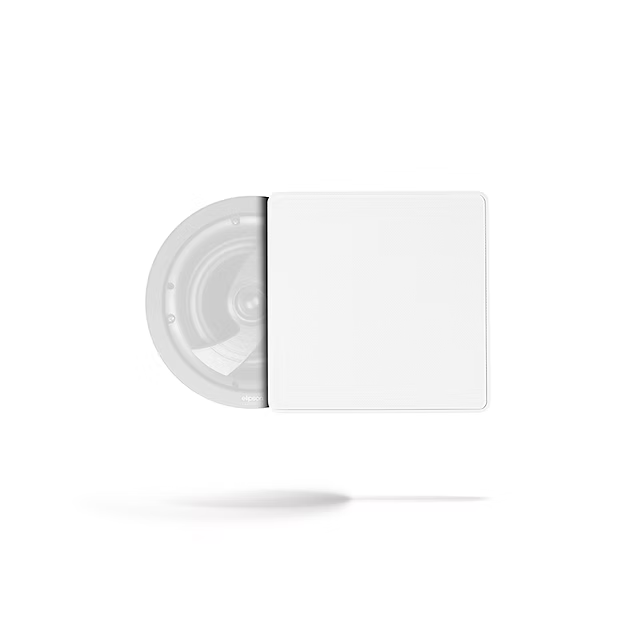 ELIPSON IN WALL or CEILING  6" WHITE MAGNETIC   SQUARE GRID