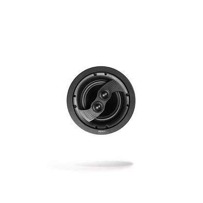 ELIPSON IN CEILING STEREO SPEAKER  2TWEET.+HP16 (6") WHITE ULTRA SLIM MAGNET.  GRID (8 Ohm)
