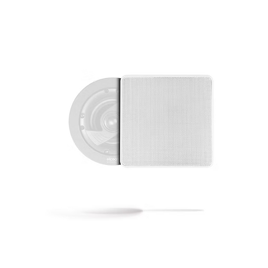 ELIPSON IN WALL or CEILING  4" WHITE MAGNETIC   SQUARE GRID