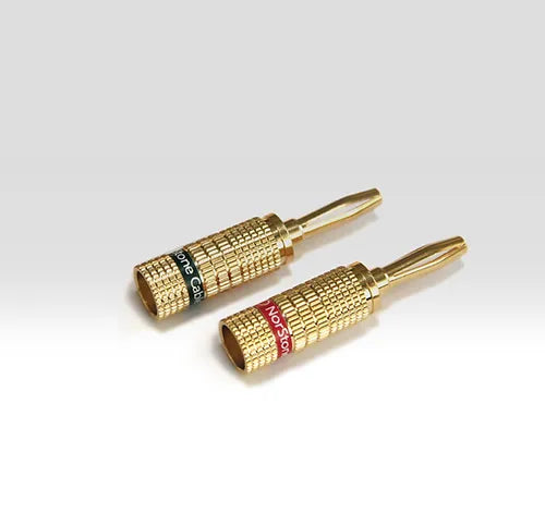 BANANA PLUGS GOLD/SET OF 4