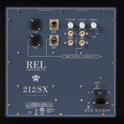 REL Acoustics 212/SX - 2-Channel Home Audio Subwoofer