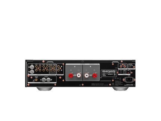 Back panel of Marantz PM12SE showing all inputs and outputs