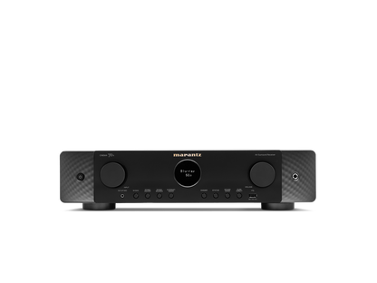 Close-up of Marantz Cinema 70s Receiver HDMI and audio ports