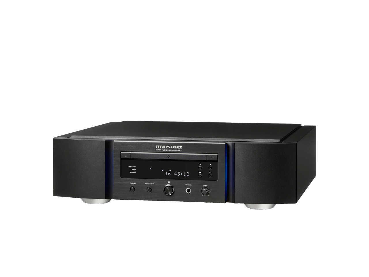 Close-up of Marantz SA-10 SACD showing control buttons and display