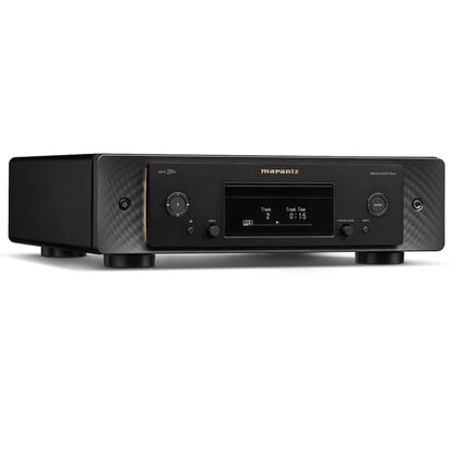 “Close-up of buttons and display panel on audiophile CD player”