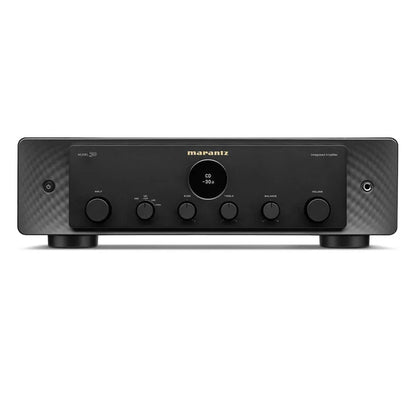 Front view of Marantz Model 30 Integrated Amplifier showing controls and design 