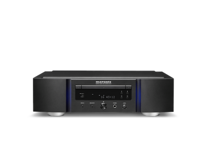 Front view of Marantz SA-10 SACD player with sleek metal panel