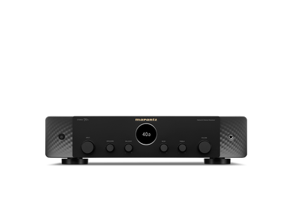Front view of Marantz Stereo 70s showing vintage design and control knobs