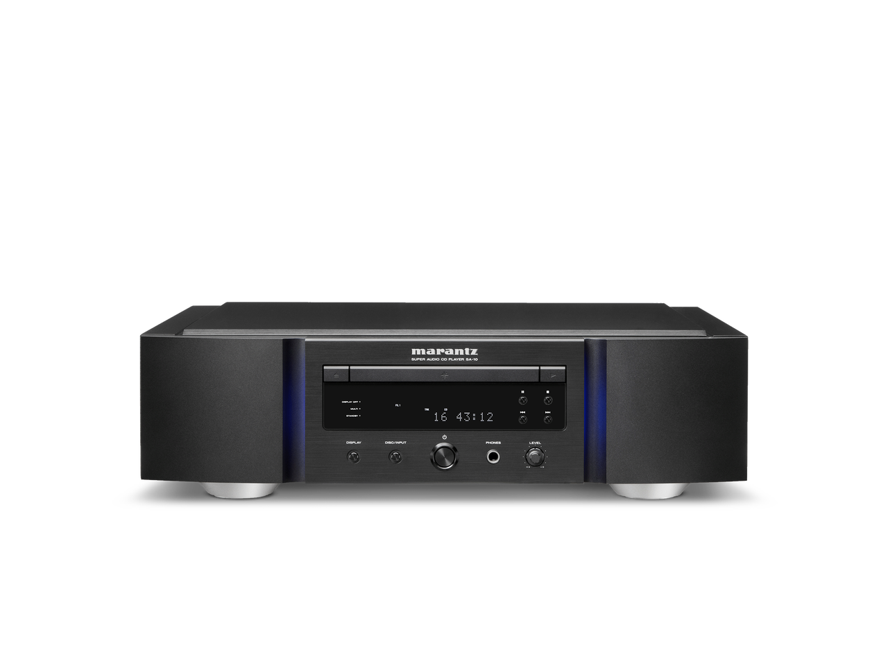 High-resolution Marantz SA-10 SACD player with premium DAC components visible