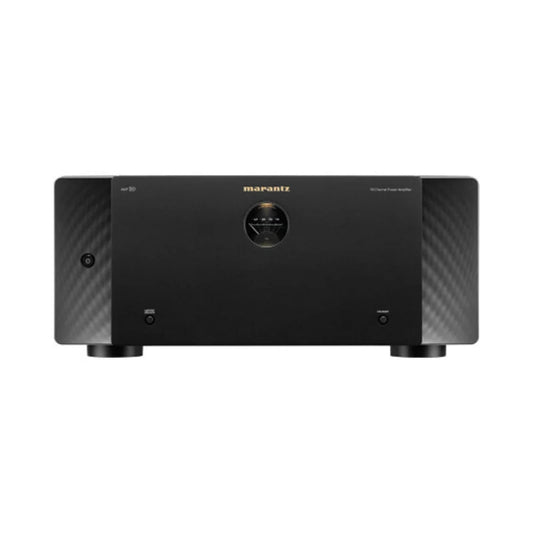 "Marantz AMP 10 16-channel power amplifier front panel view"