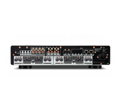 Marantz Model M4 back panel featuring audio and video connection ports