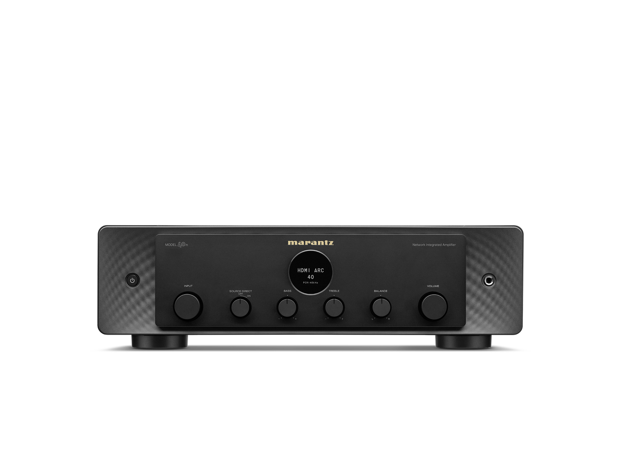 Model 40n Marantz amplifier in a modern home audio setup