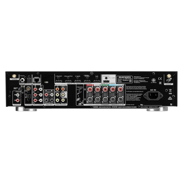 Rear panel showing HDMI and speaker connections