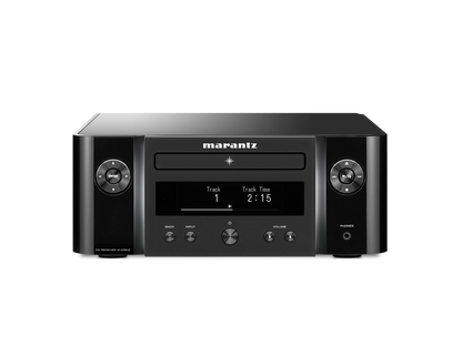 Rear side of marantz m-cr 612 compact Hi-Fi system, highlighting connectivity options