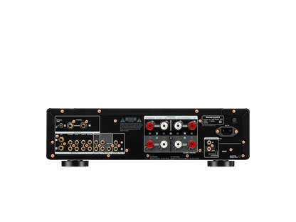 Rear view of Marantz Model 50 amplifier showing analog and digital connections