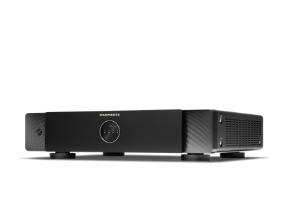 Side view of Marantz Model M4 with connectivity ports for home theater setup