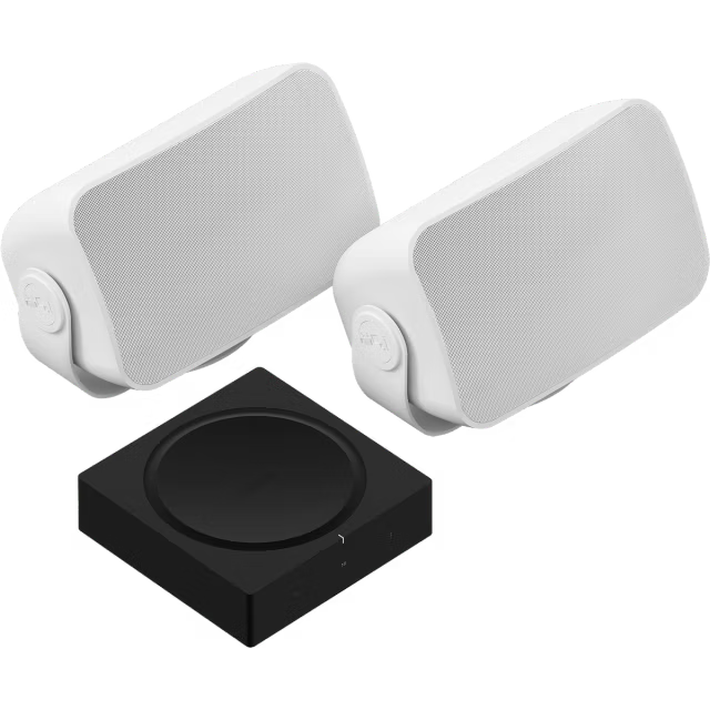 Amp + Outdoor Speakers