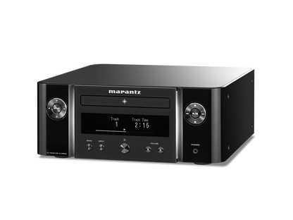 marantz m-cr 612 back panel showing speaker and input connections