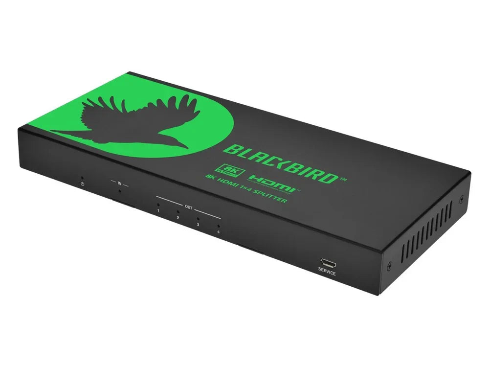 Blackbird 8K60 1x4 HDMI Splitter With Audio Extraction, HDMI 2.1, HDCP 2.3 67,060
