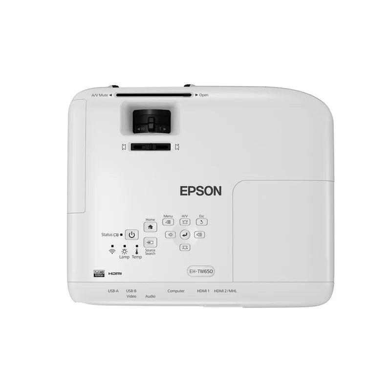 Epson EH-TW650 - Full HD 3LCD Home Theatre Projector - Perfect volume